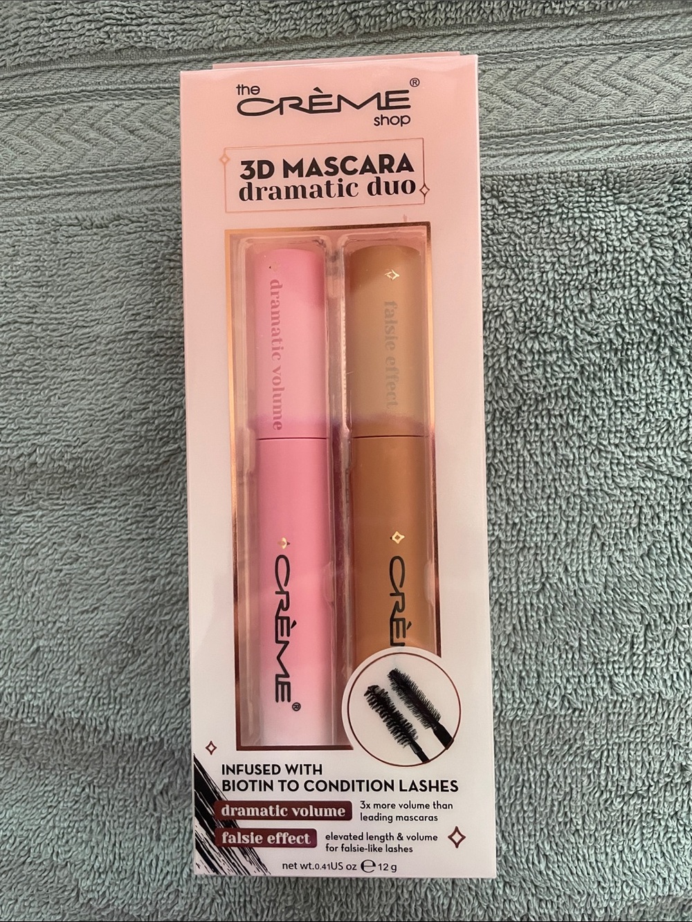 The Crème Shop 3D Mascara Dramatic Duo - Black